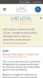 Mobile Screenshot of laclegal.com